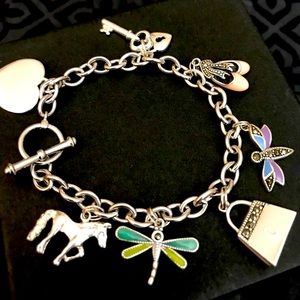 smc all 925ss charm bracelet perfect condition.